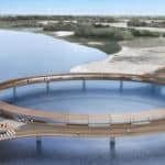 New Bridge Lake Garzon in Rocha, Uruguay